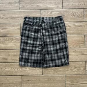 Y2K Quicksilver Plaid Plaid Skater Shorts